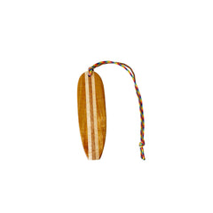 Handmade mini Hawaiian Koa surfboard ornament