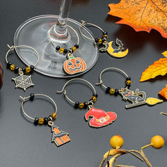 Handmade in New Jersey Serendipity wine glass charms