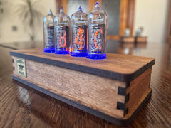 Date display and 12/24 hour format on nixie clock