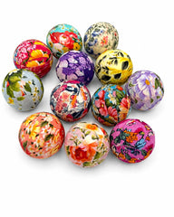 Lightweight styrofoam base floral bowl filler ball