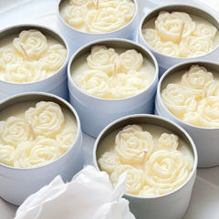 Bridal shower decor candle for wedding favors