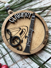 Includes two wood beads and twine to hang on the tree
