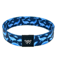 Hang Loose Bands Coastal Whale Tale Bracelet front view