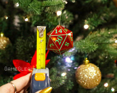 Hanging DND charm d20 dodecahedron