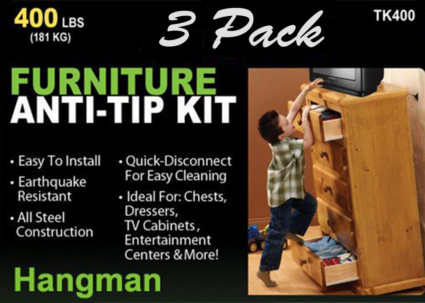 Hangman anti-tip kit TK-400-3 steel construction