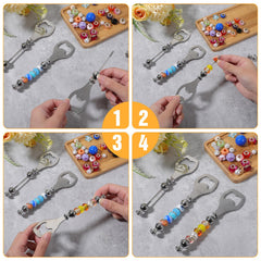 Beer opener dimensions 14.5 x 3.6 cm with beadable design
