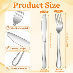HANLANXUE fork length 21 cm stainless steel