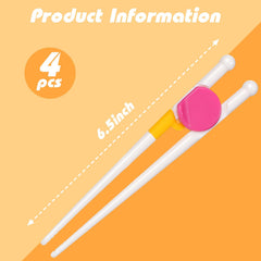 HANSGO kids training chopsticks blue color pair