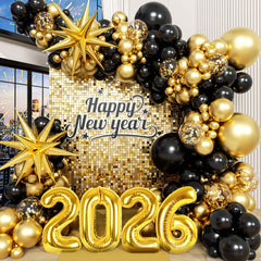 Happy New Years Decorations 2026 kit box contents