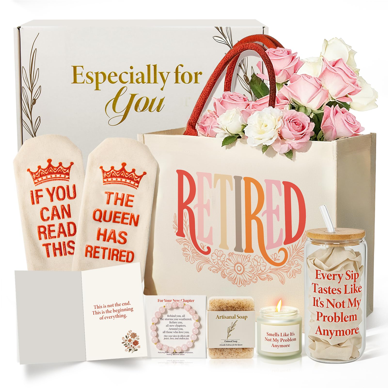 Happy Retirement Gift for Woman 2026 product image with tote