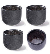 Happy Sales HSSC-MTHK4E set of 4 ceramic sake cups 2 oz each