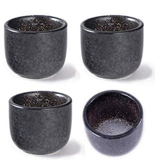 Happy Sales HSSC-MTHK4E set of 4 ceramic sake cups 2 oz each