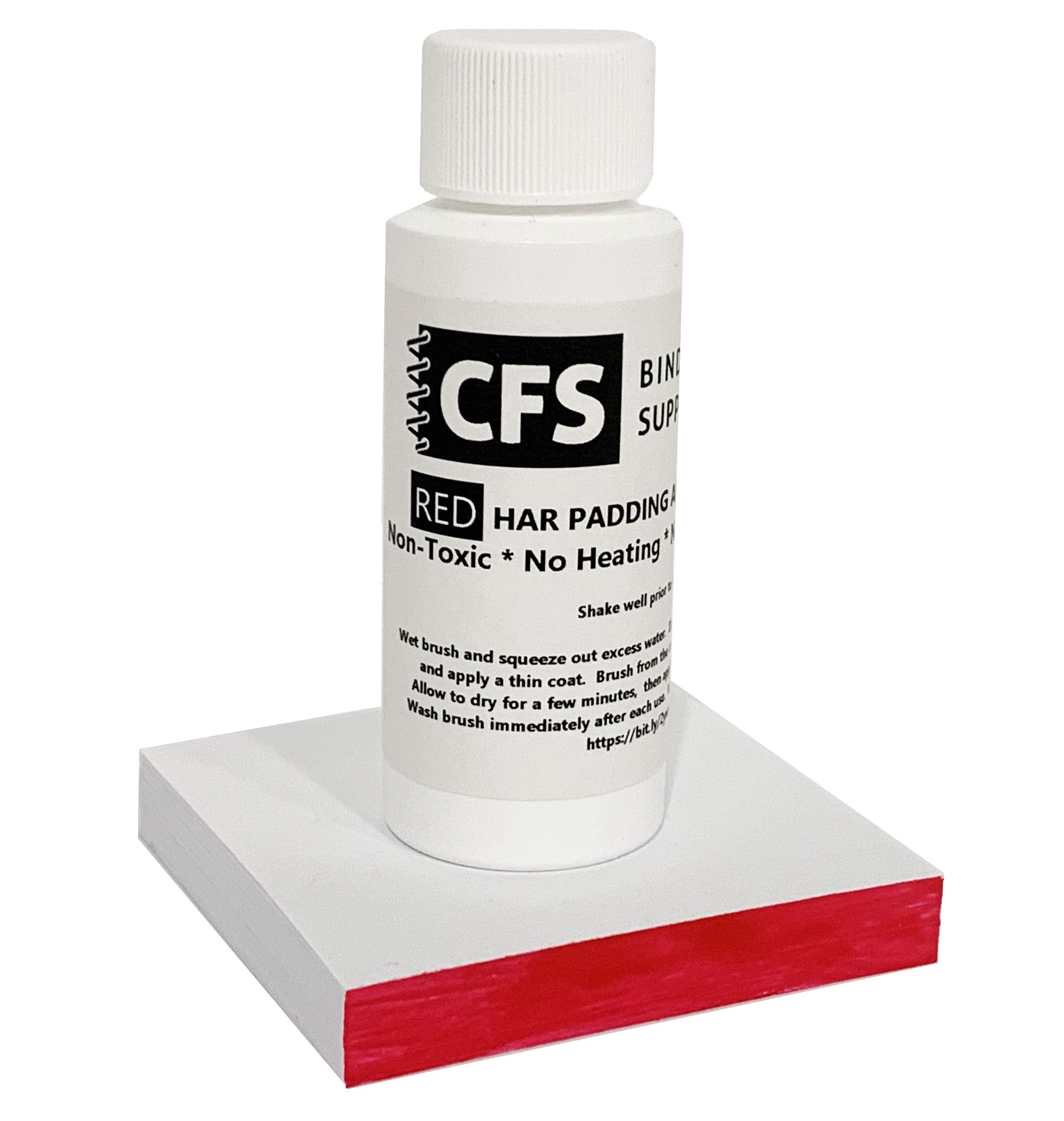 HAR Red Notepad Precision Padding Compound 2oz Bottle product image
