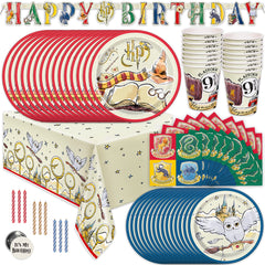 Harry Potter birthday decorations banner and tablecloth kit