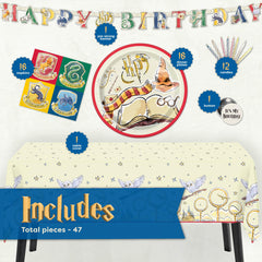 Tablecloth from Harry Potter Birthday Decorations Kit 54 x 84 inches