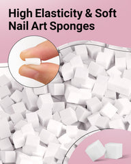 Hasakhi 200Pcs ombre sponges with grabbing pen arrangement