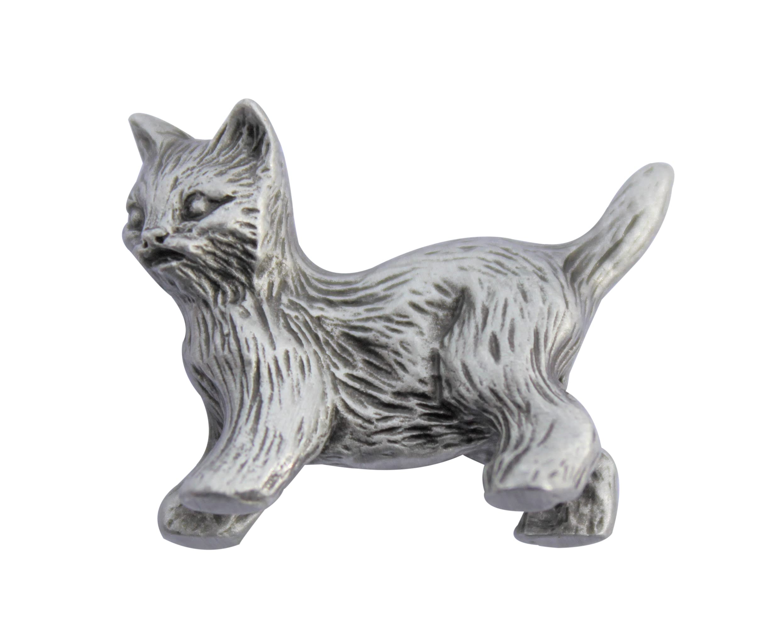Mini Kitten Figurine Hastings Pewter made in Michigan