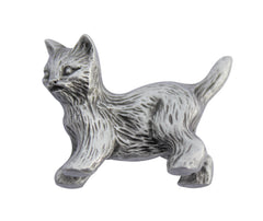 Mini Kitten Figurine Hastings Pewter made in Michigan