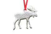 Hastings Pewter Company moose ornament handcrafted in Michigan