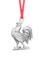 Hastings Pewter Rooster Ornament