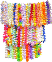 200pcs Hawaiian Leis set silk flower necklaces