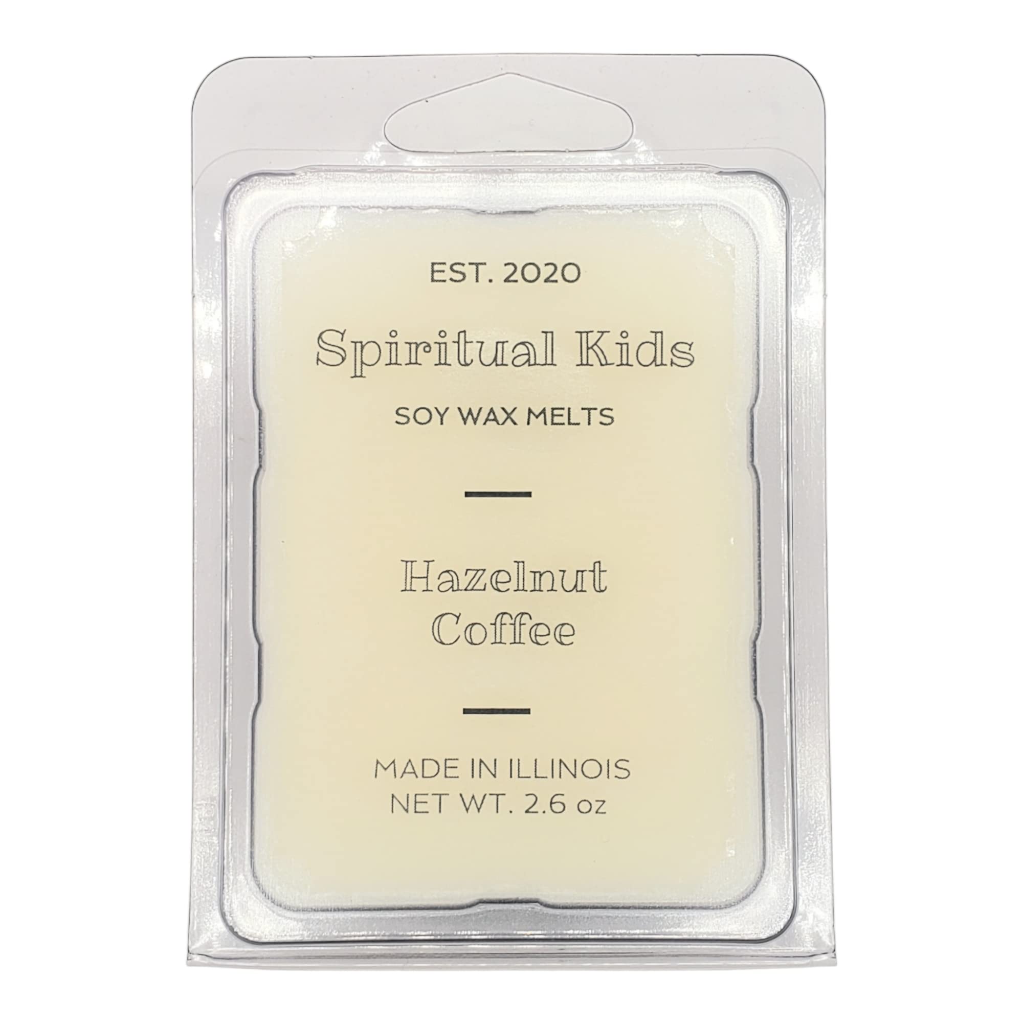 Hazelnut Coffee wax melts 2.6 oz six 1-inch cubes
