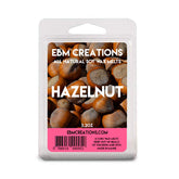 Hazelnut Soy Wax Melts 3.2oz 6 cube clamshell packaging