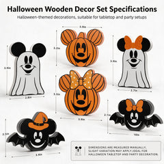 hd printed wood halloween decor signs close up