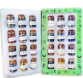 12 crystal gemstone bottles in gift box