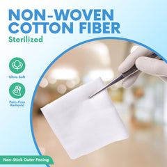 HEALQU gauze pads non-woven sterile individual wrapped 2x2