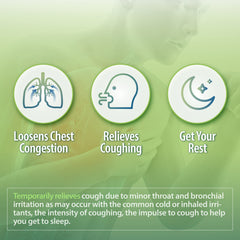 HealthA2Z Mucus Relief DM immediate release uncoated formulation