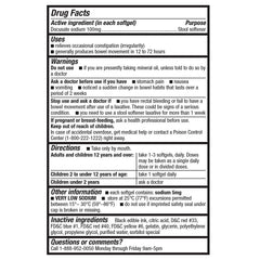 Adults and 12+ dosing HealthA2Z Stool Softener