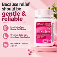 HealthA2Z Woman's Gentle Laxative bottle with 150 tablets