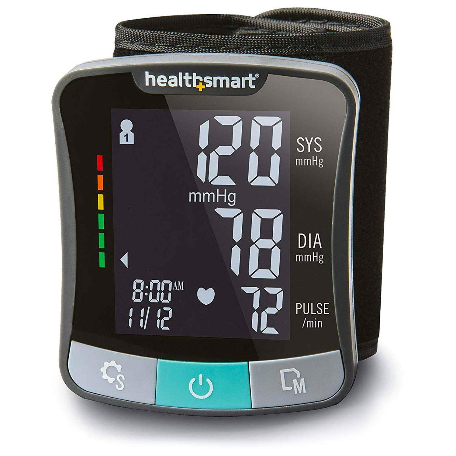 HealthSmart Digital Premium Wrist Blood Pressure Monitor with cuff