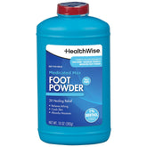 HealthWise medicated foot powder bottle