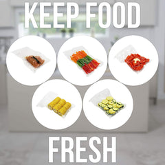 Dishwasher safe reusable vacuum sealer rolls