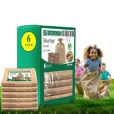 Heavy Duty Reusable Burlap Sacks set of 6 product image