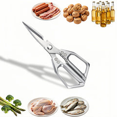 heavy-duty kitchen shears stainless steel blades image