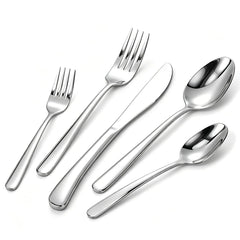 heavy duty stainless steel flatware set 20-piece for 4