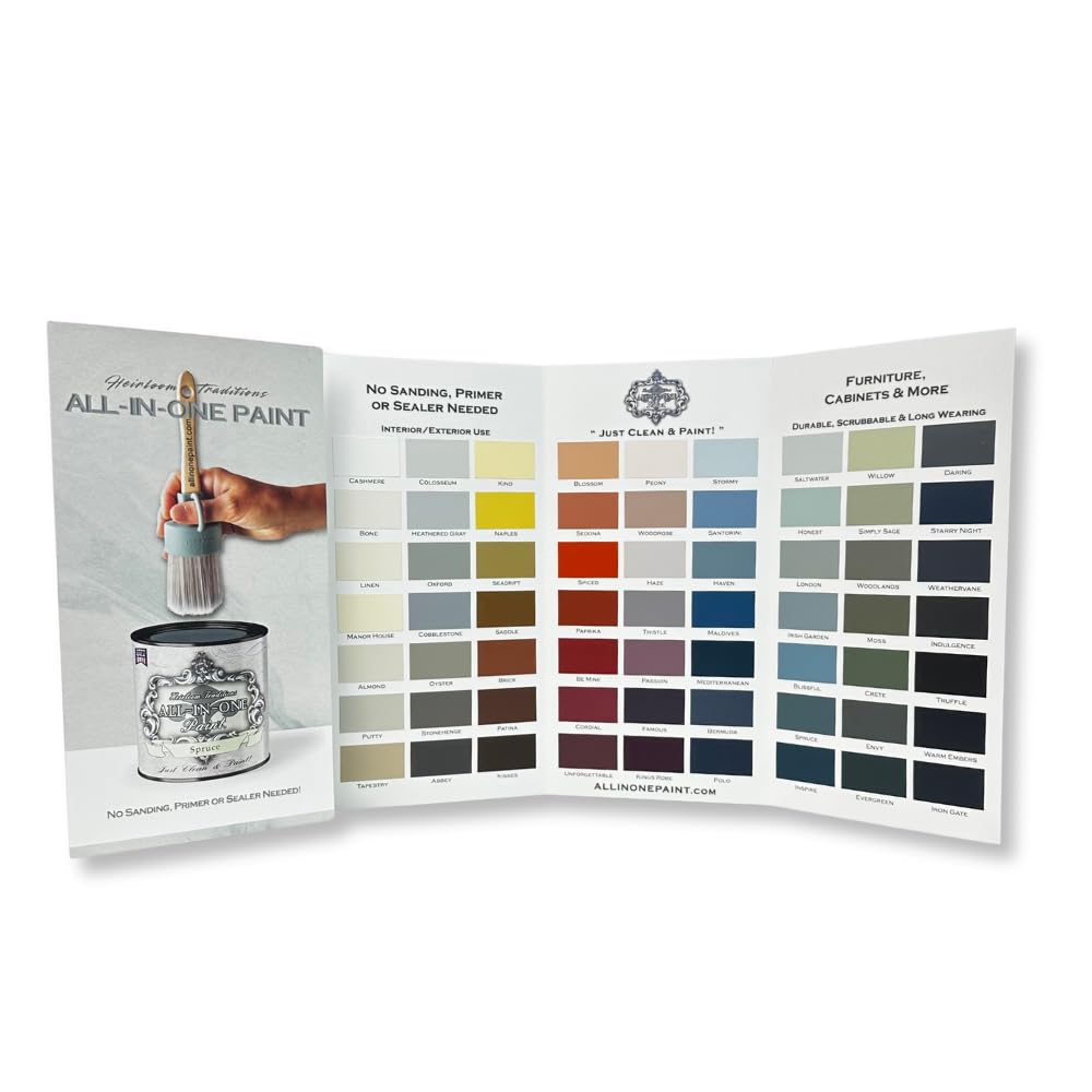 Color Confidence Card with 63 color chips by Heirloom Traditions