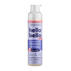 Hello Bello lavender 10oz bottle of baby shampoo and body wash