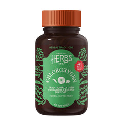Herbs, Etc ChlorOxygen softgels bottle label