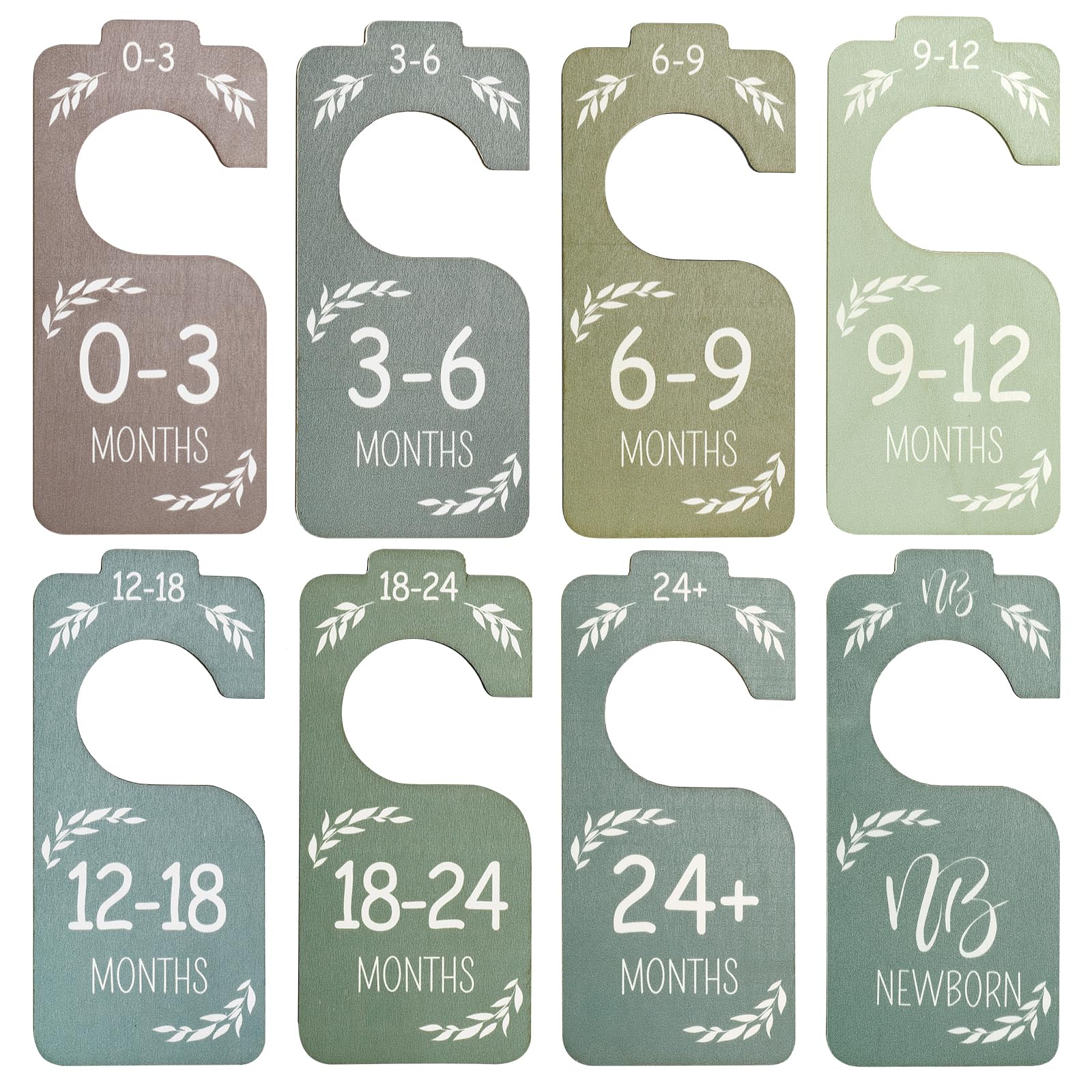 Hetenoyo 8 Pcs Baby Closet Dividers product image