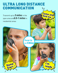 Hetyue kids walkie talkies ages 3 to 12 product image