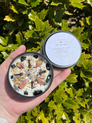 Hex Remover Curse Break Uncrossing Candle 8oz silver tin