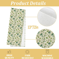 13x72 inch polyester linen-like table runner by Heyfary