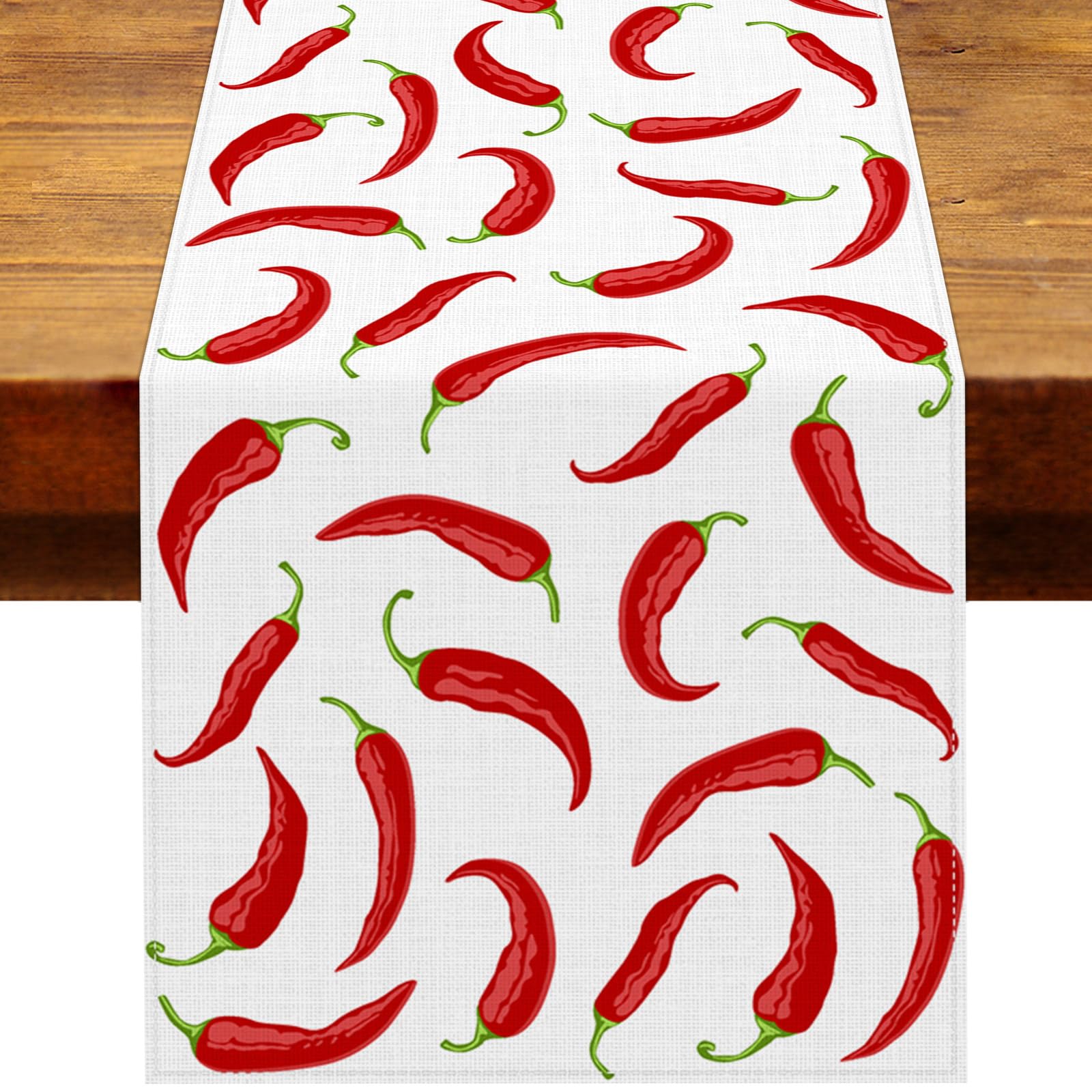 Heyfary Chili Pepper Table Runner product image