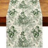 Heyfary chinoiserie st patrick's day table runner 13x72 inches