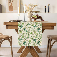 Reusable Heyfary table runner with no fading
