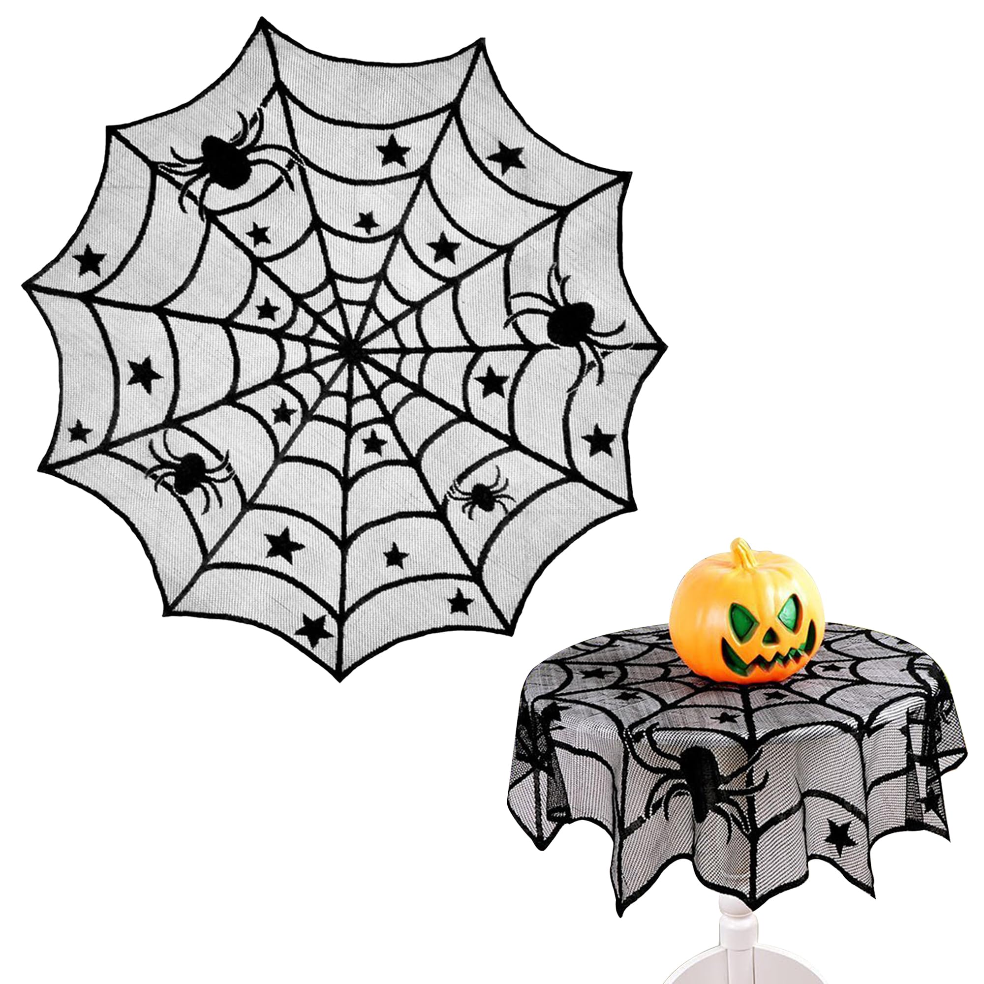 Heyiminy Halloween Tablecloth round 40 inch size